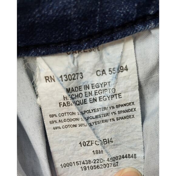 Lee Riders Ankle Jeans Women 18M Blue Relaxed Fit Stretch Frayed Cuffed - Picture 11 of 14